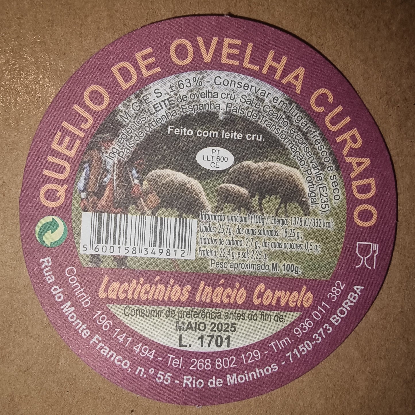 Borba Sheep Cheese 100g and 200g