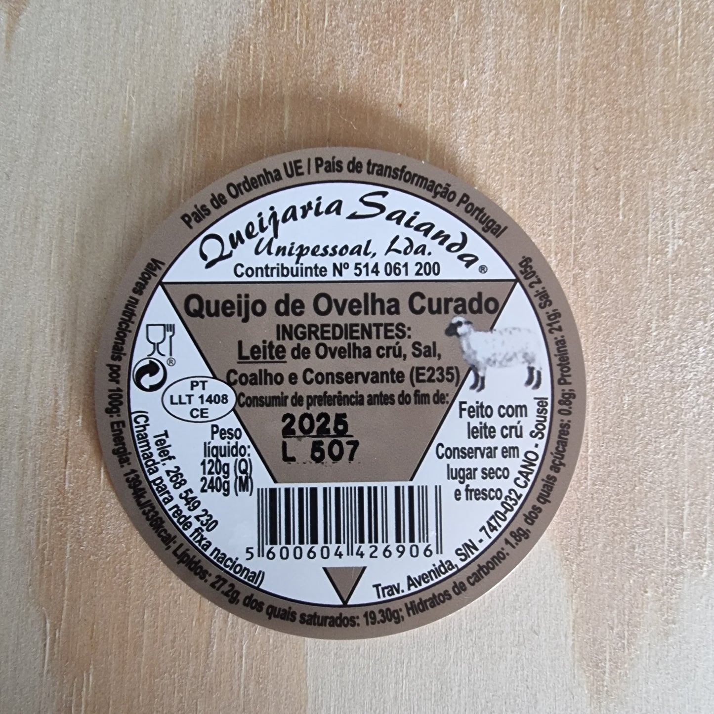 Saianda Sheep Cheese 150g and 250g