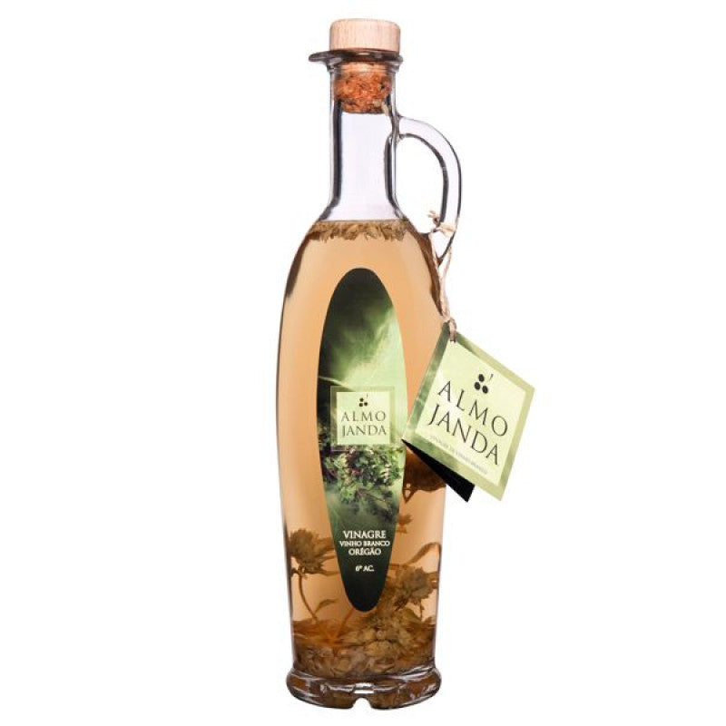 White wine vinegar with oregano