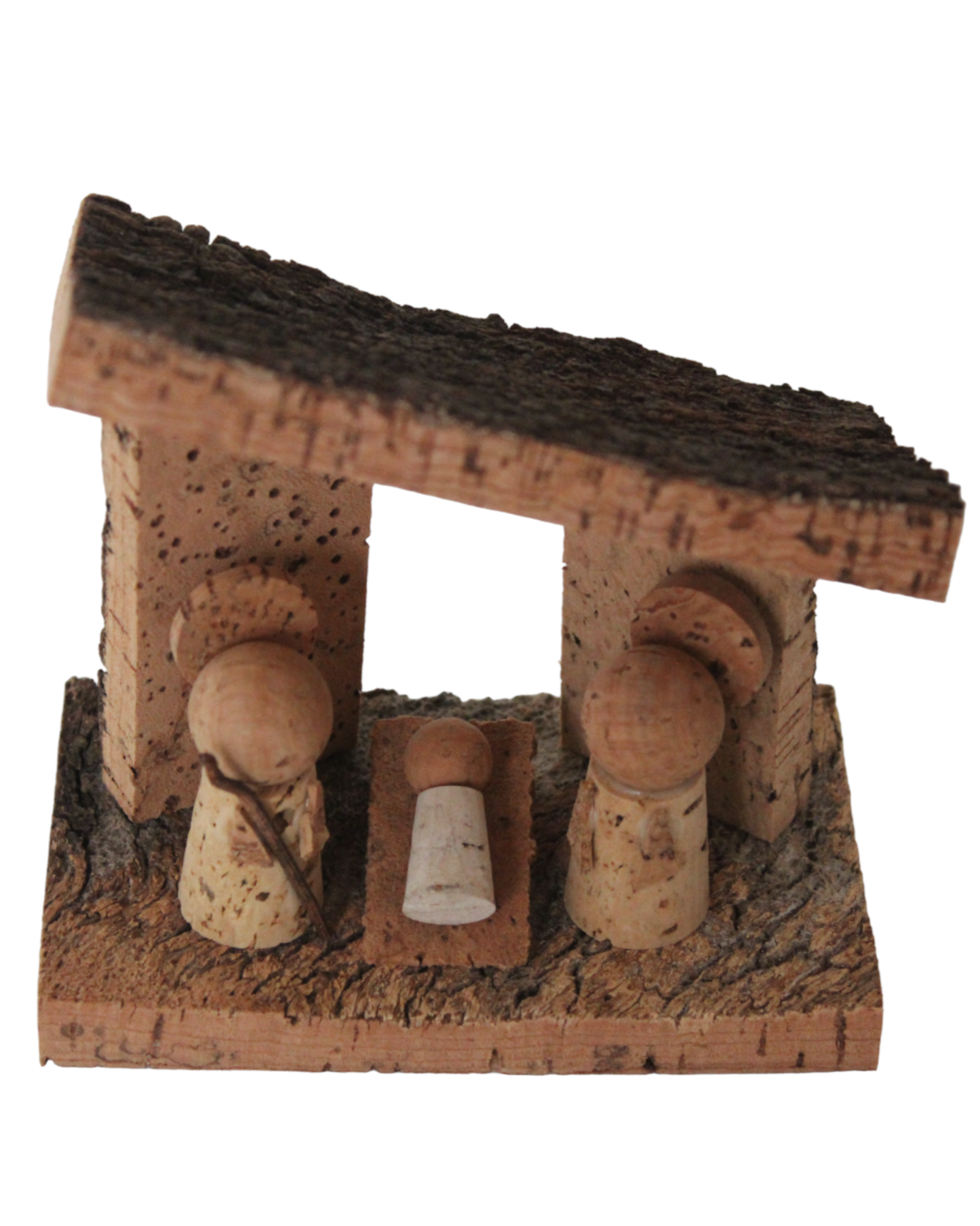 Cork Nativity Scene