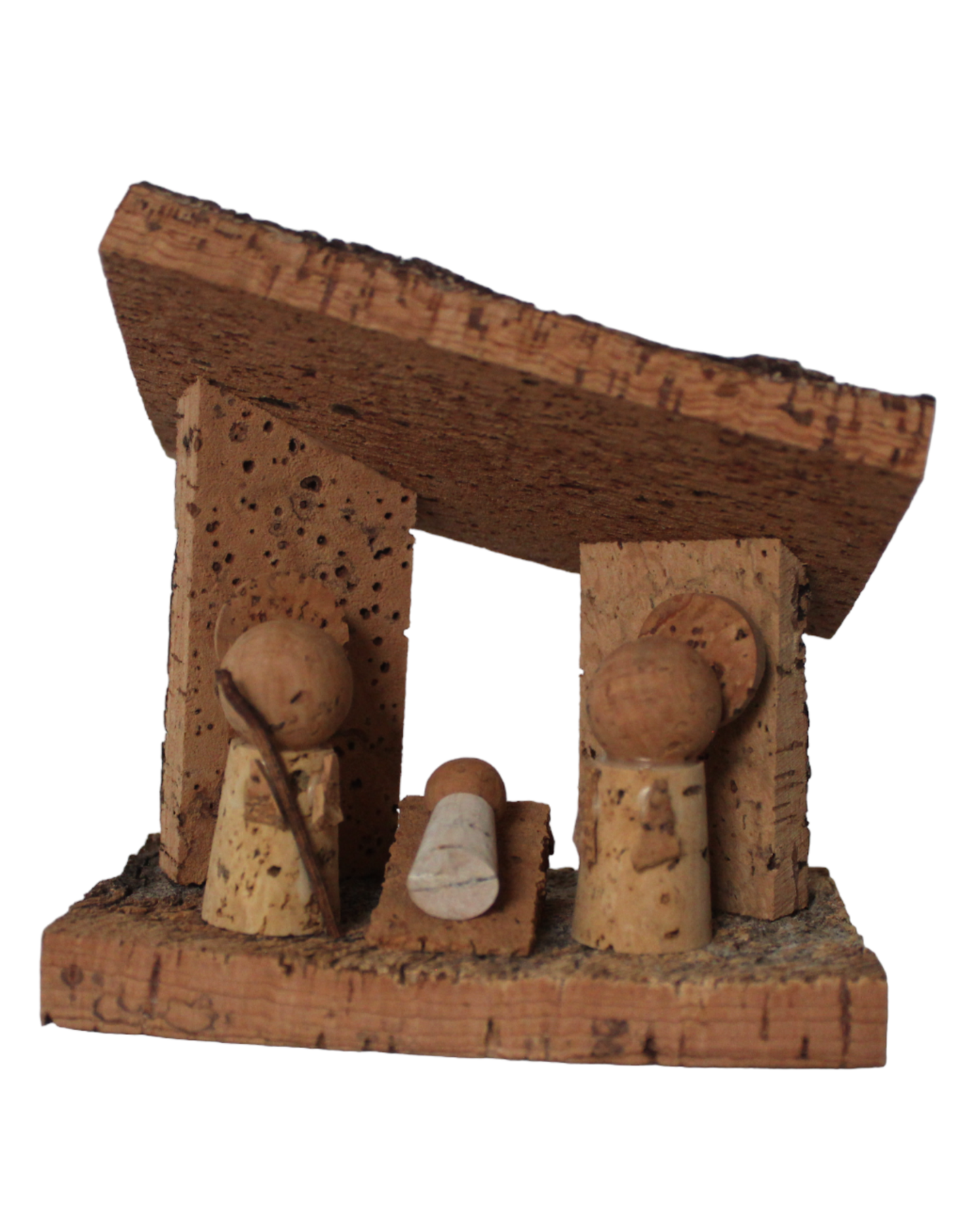Cork Nativity Scene