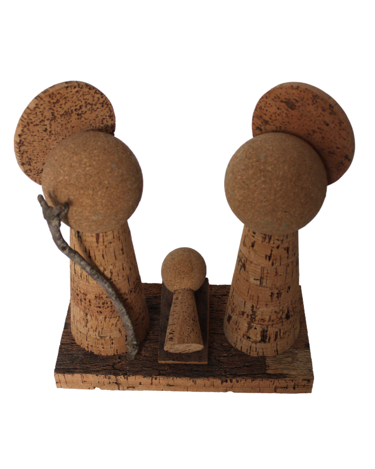 Cork Nativity Scene