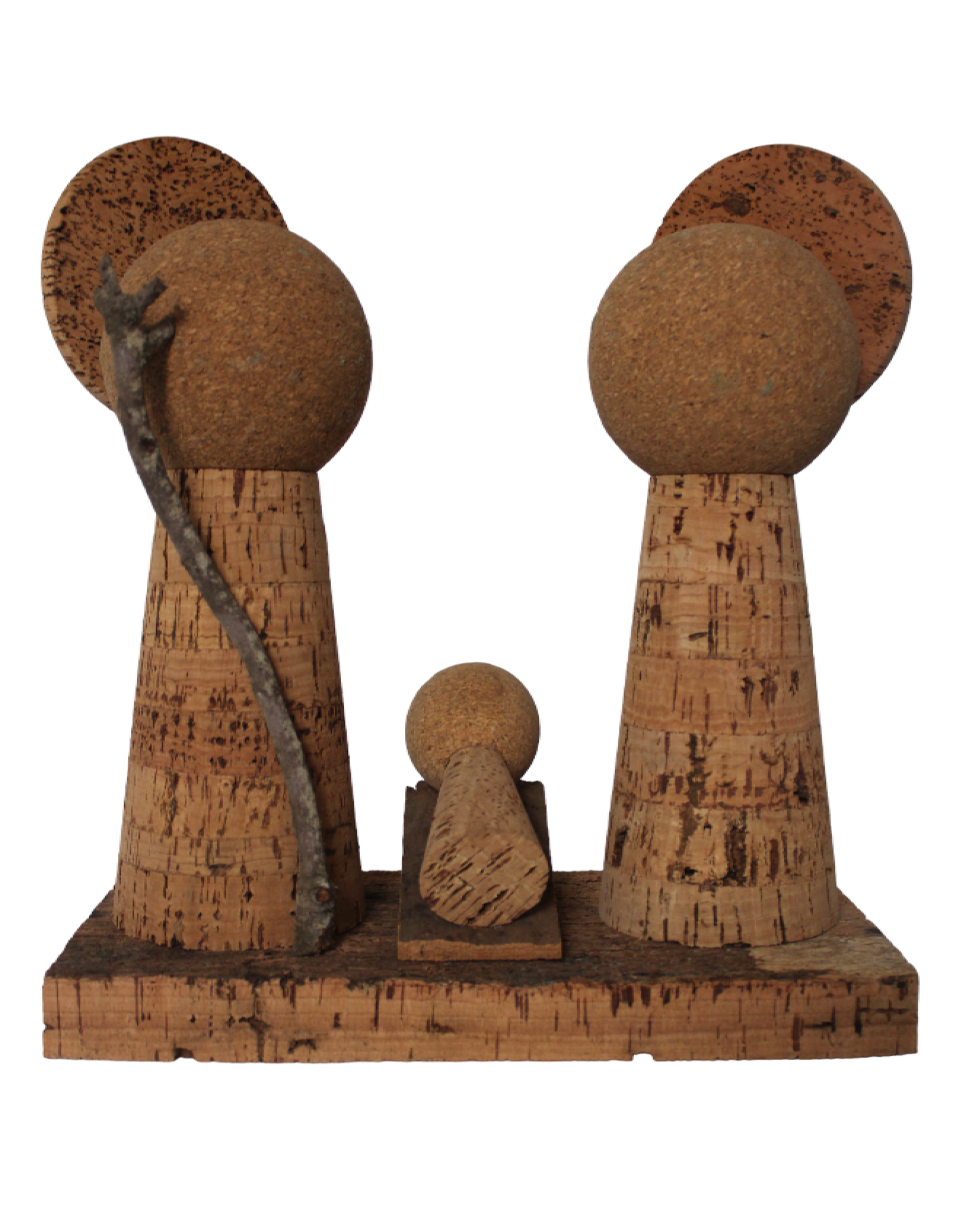 Cork Nativity Scene
